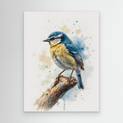 The Blue Tit canvas wall art (world)
