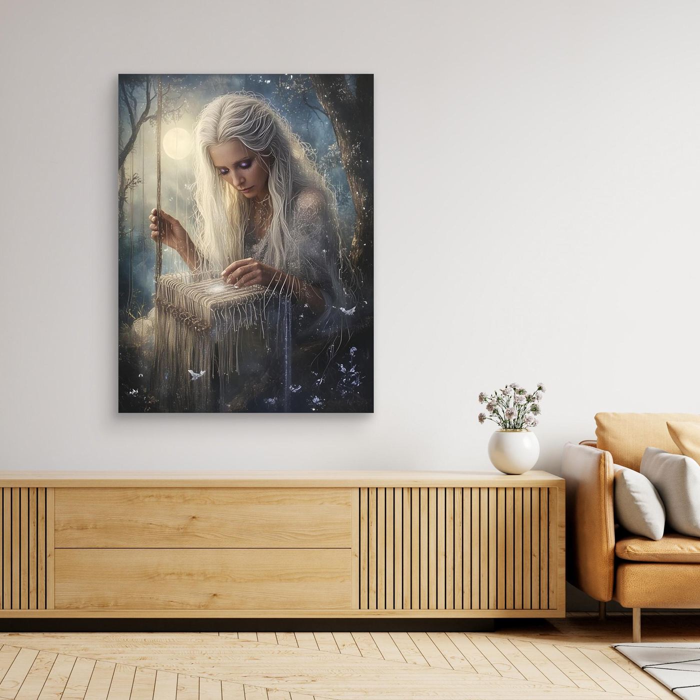 Weaving Magic canvas wall art (world)