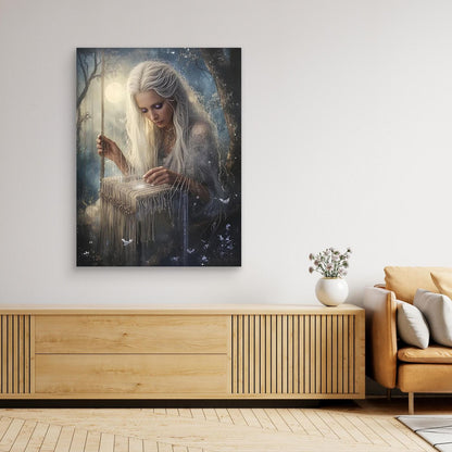 Weaving Magic canvas wall art (world)