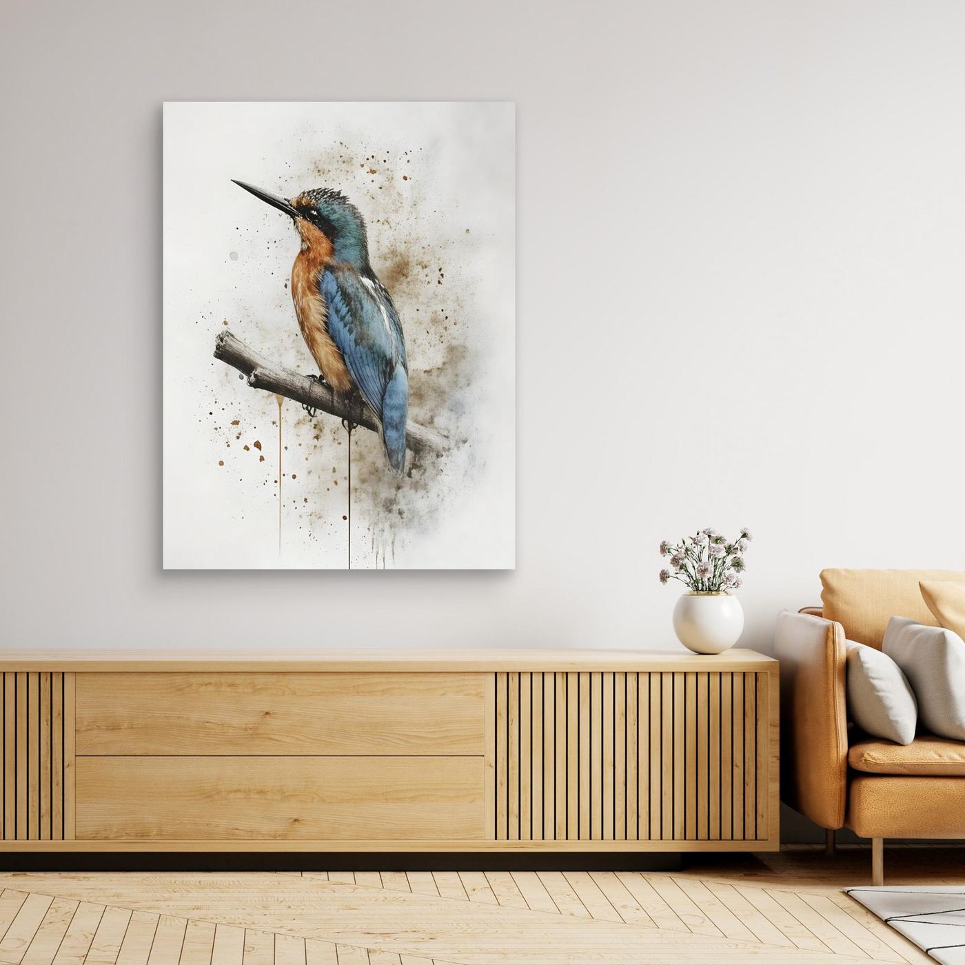 Spirit of the Kingfisher canvas wall art (world)