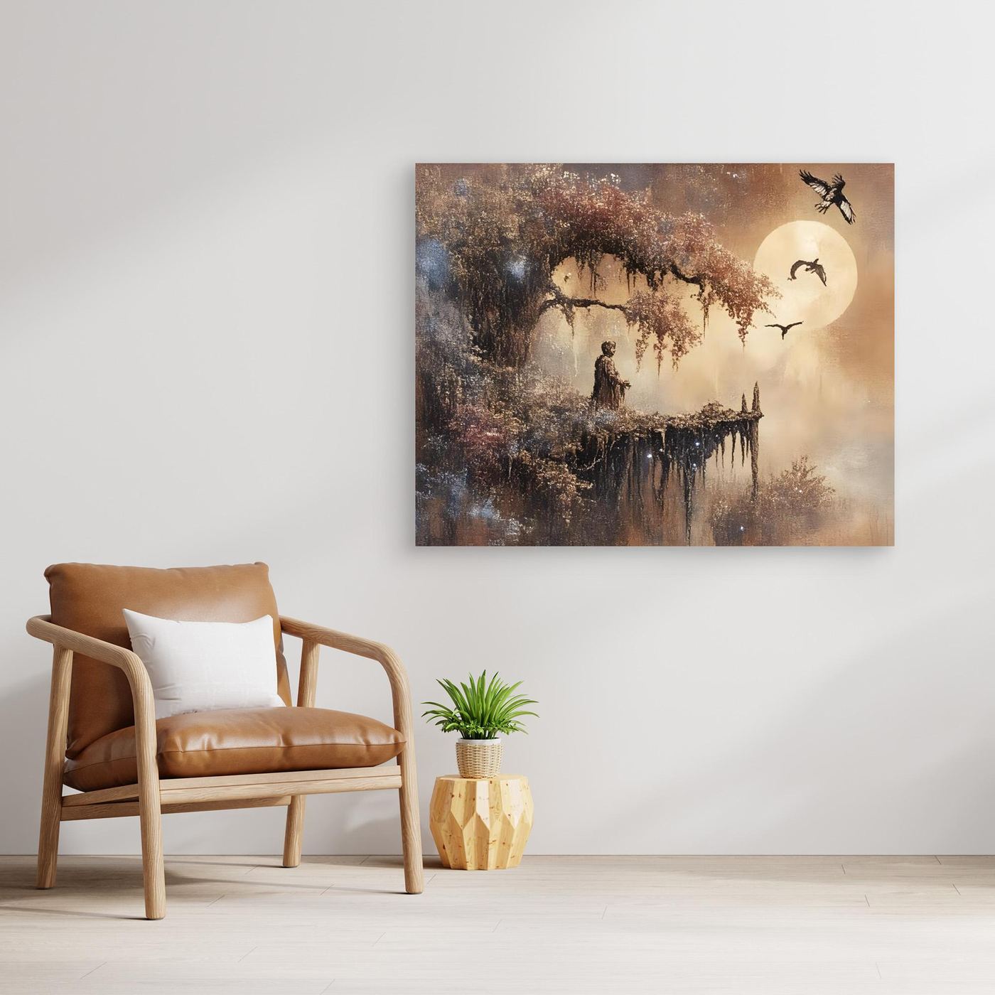 Morning View canvas wall art (world)