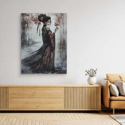 Sakura Promenade canvas wall art (world)