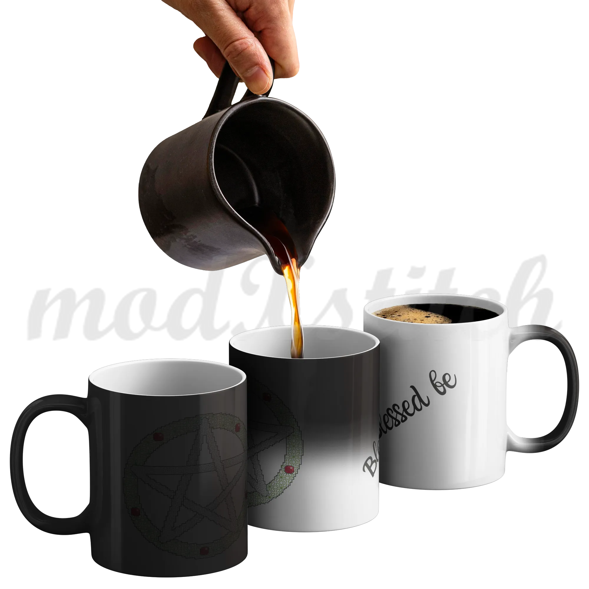 Pentagram Magic Mug 11oz green