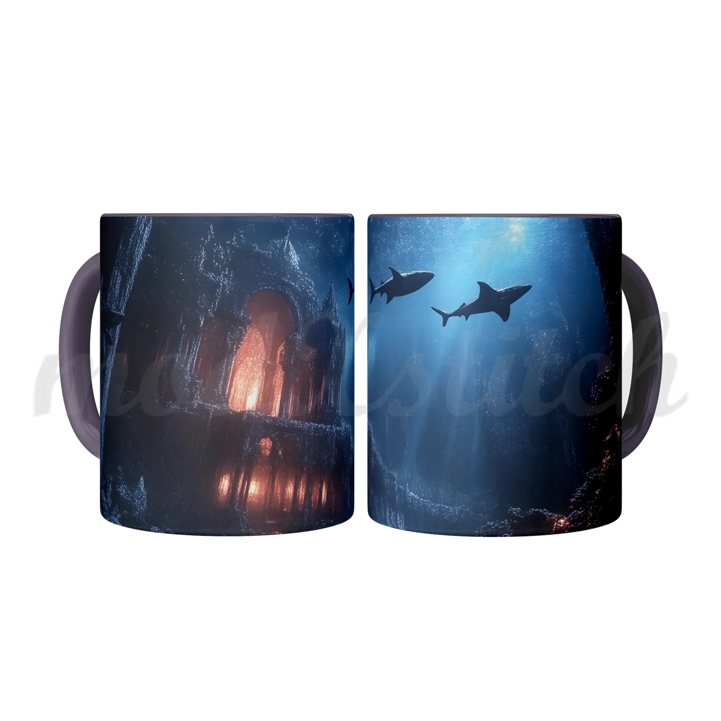 Atlantis City Ruins Accent Mug 11oz