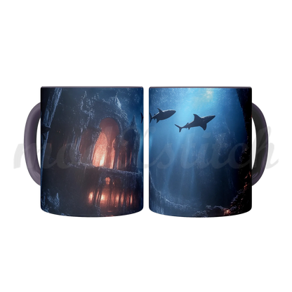 Atlantis City Ruins Accent Mug 11oz