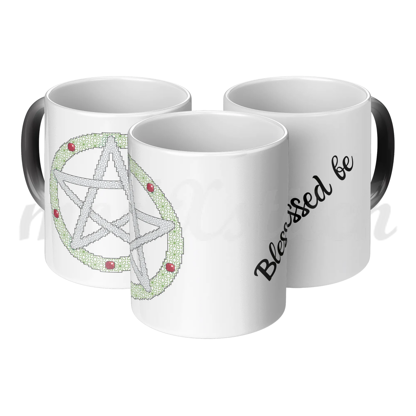 Pentagram Magic Mug 11oz green