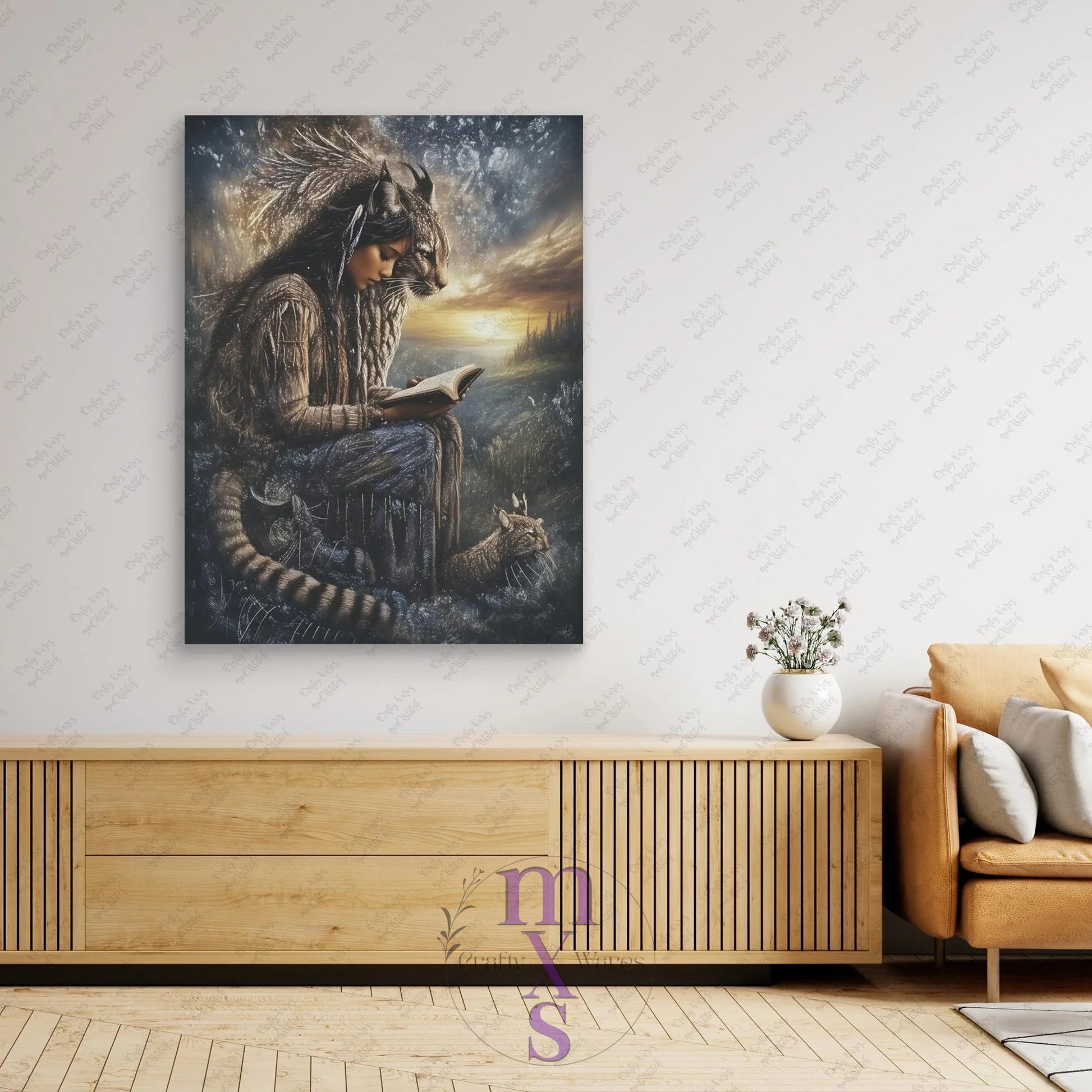 Watermarked - Guiding Spirit canvas wall art (world)