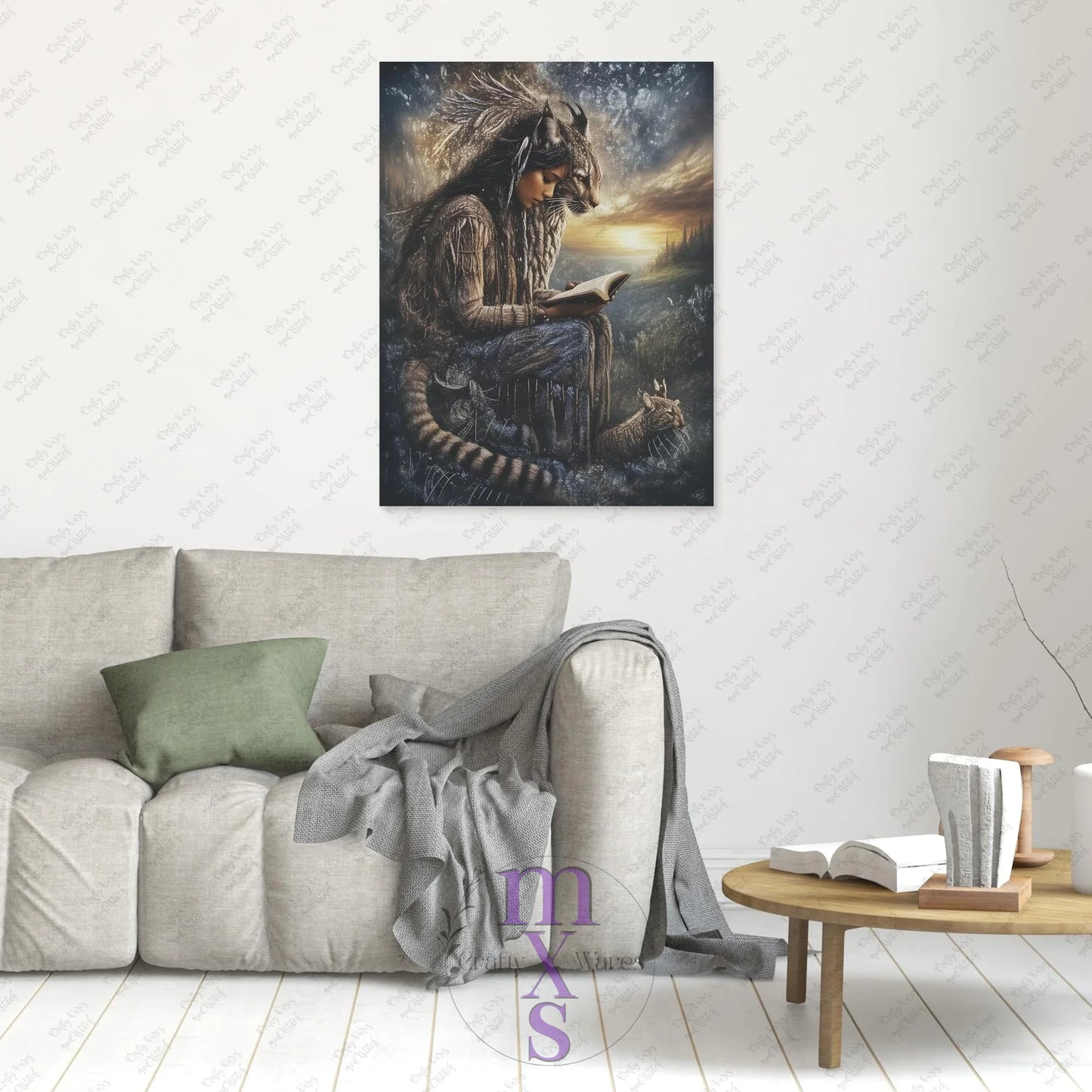 Watermarked - Guiding Spirit canvas wall art (world)