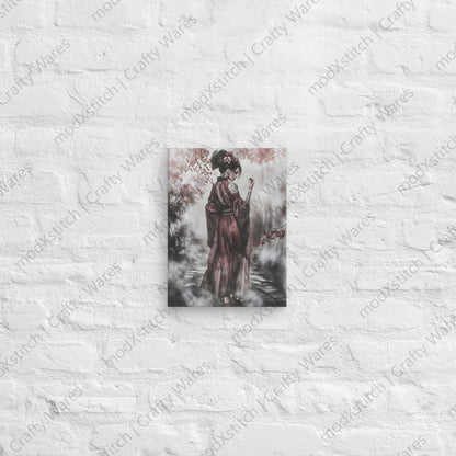 Watermarked - Sakura Walk canvas wall art