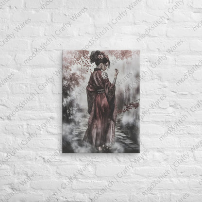Watermarked - Sakura Walk canvas wall art
