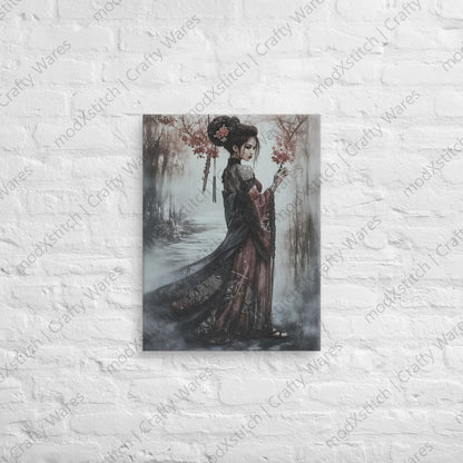 Watermarked - Sakura Promenade canvas wall art