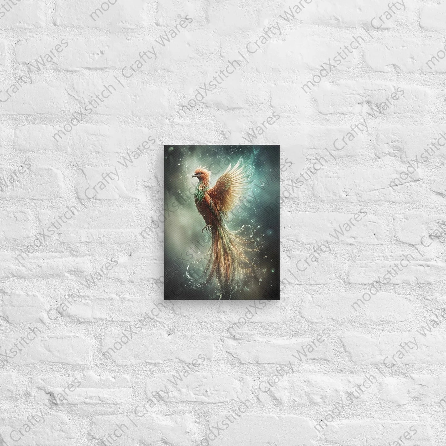 Watermarked - Spirit of the Phoenix canvas wall art