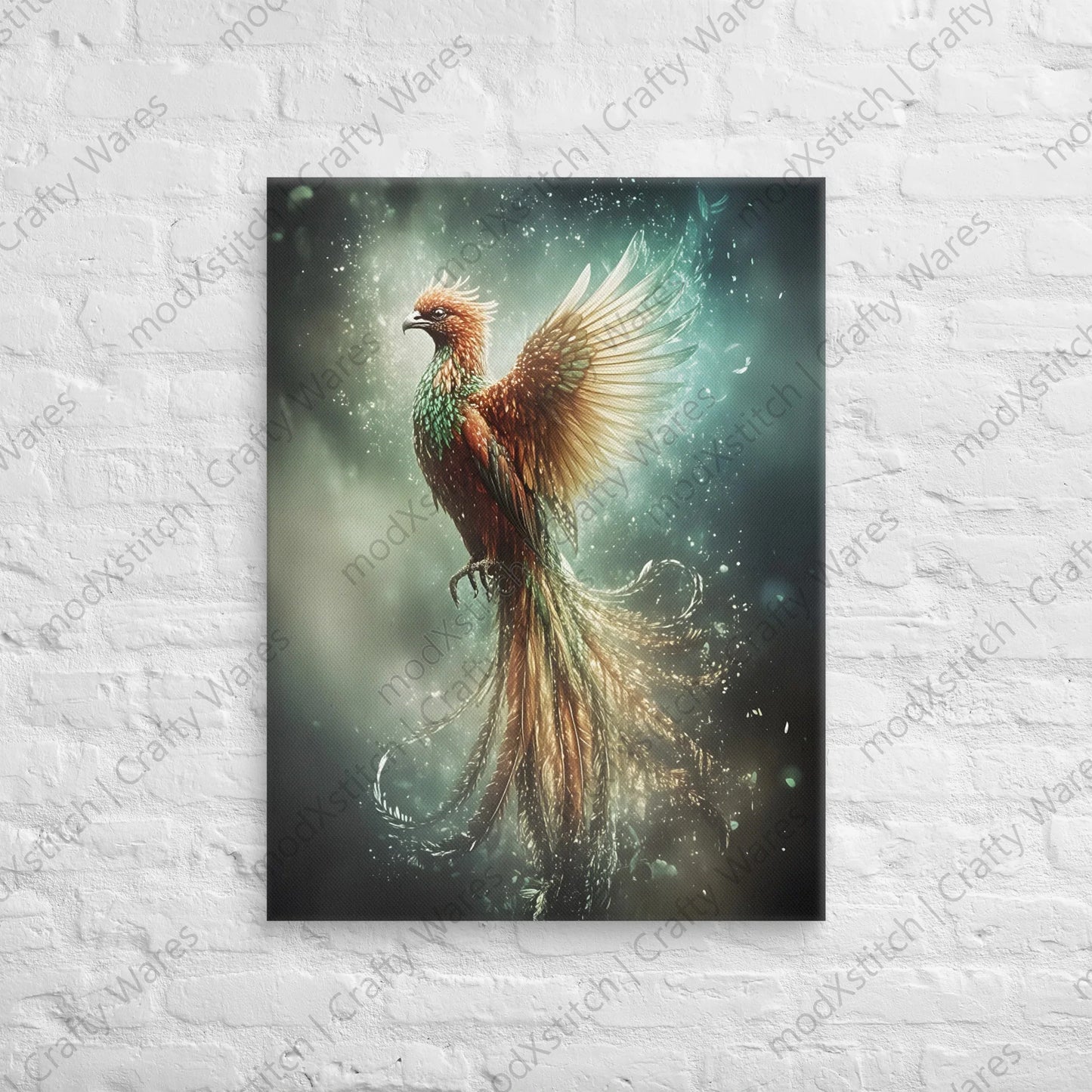 Watermarked - Spirit of the Phoenix canvas wall art