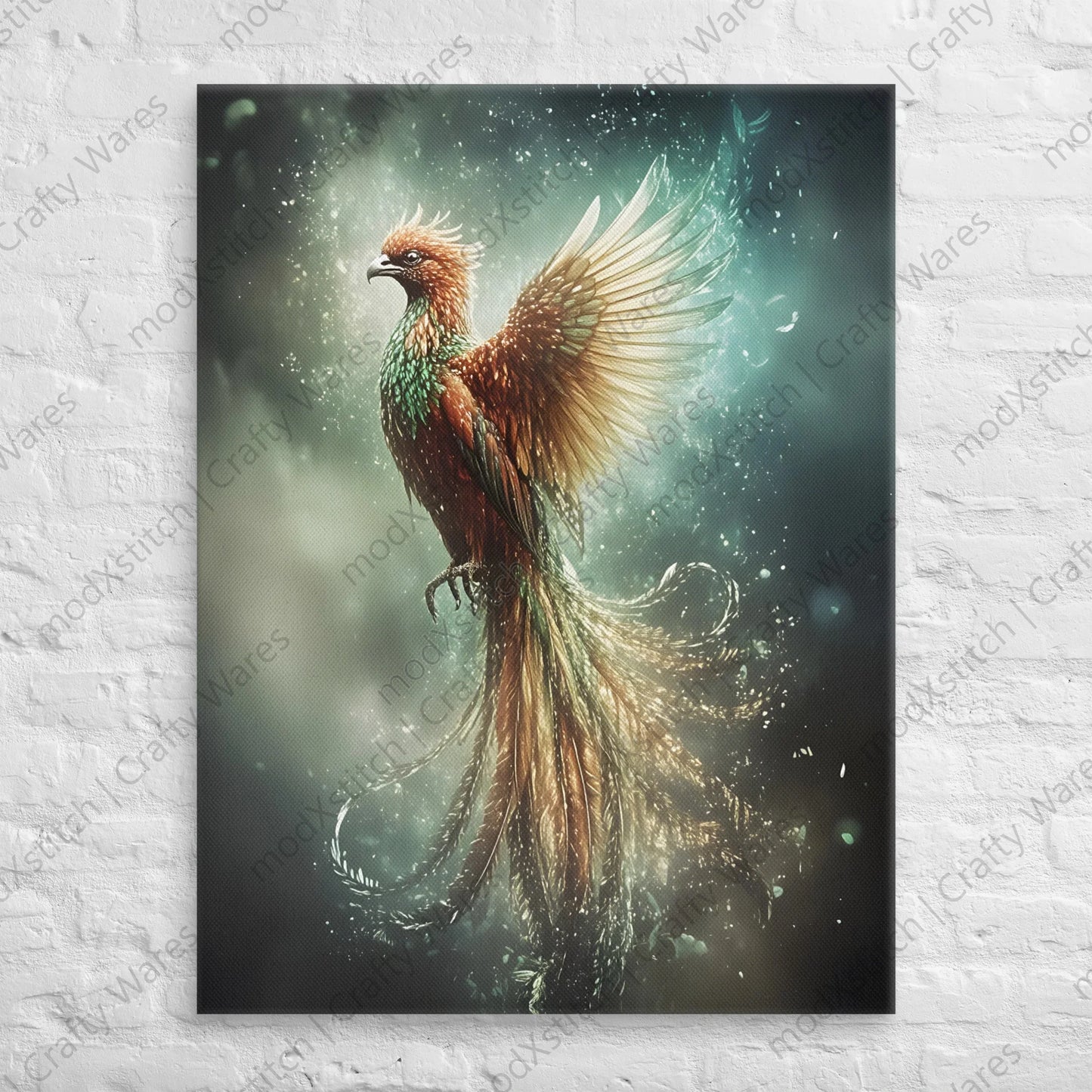 Watermarked - Spirit of the Phoenix canvas wall art