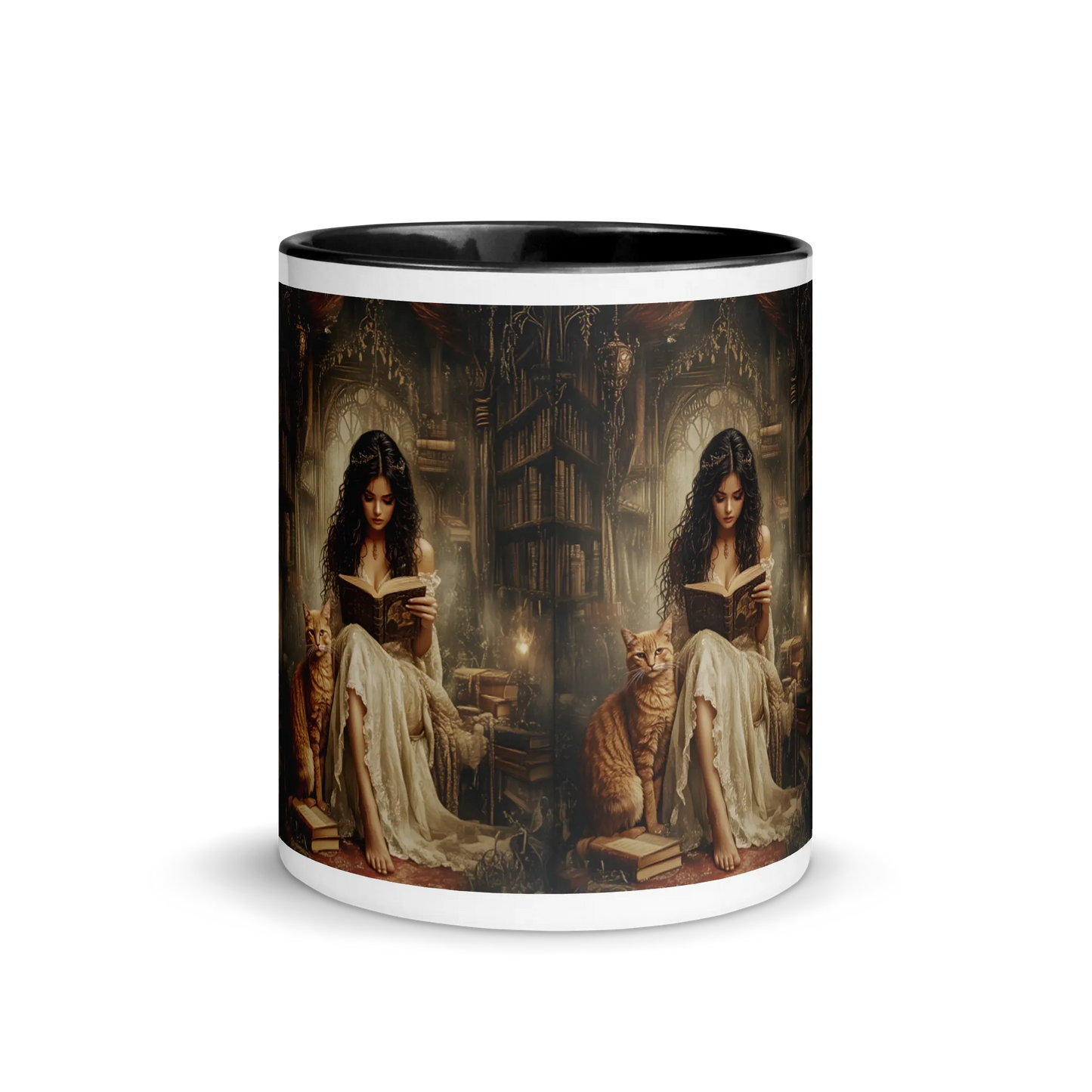 The Librarian Framed Accent Mugs