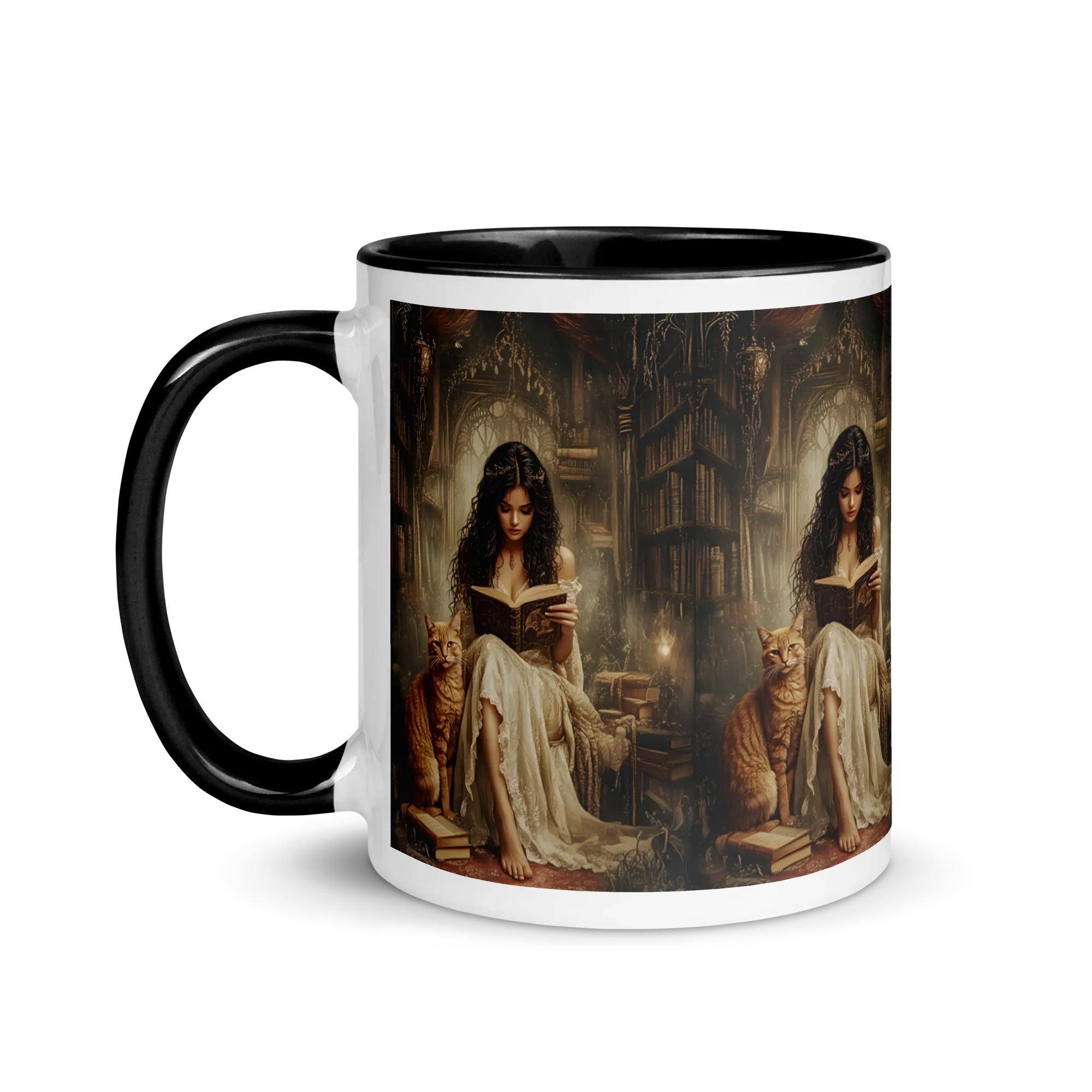 The Librarian Framed Accent Mugs