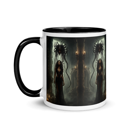 Birth of Medusa coloured mug