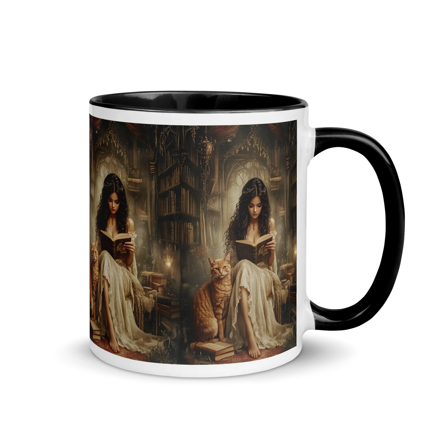 The Librarian Framed Accent Mugs