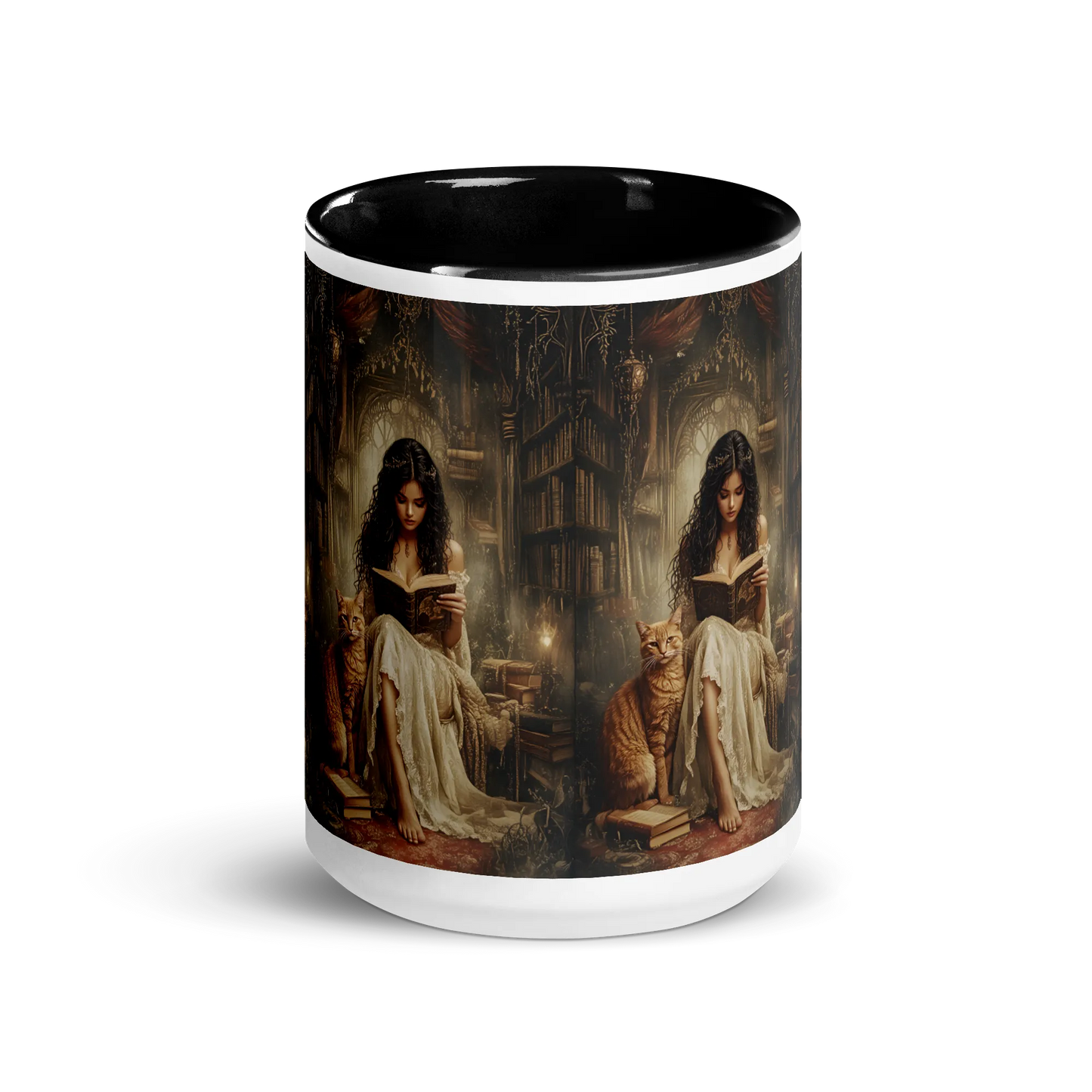 The Librarian Framed Accent Mugs