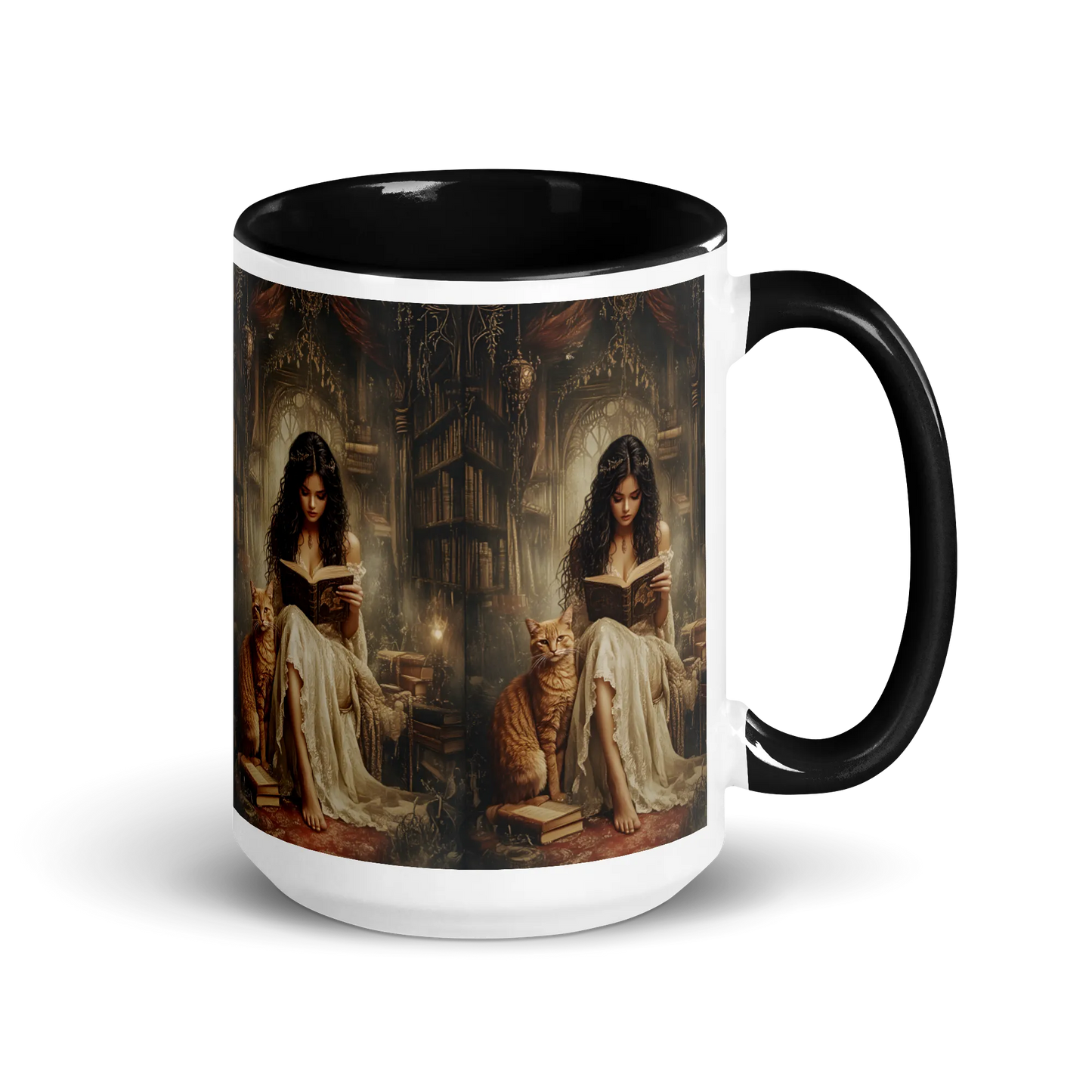 The Librarian Framed Accent Mugs