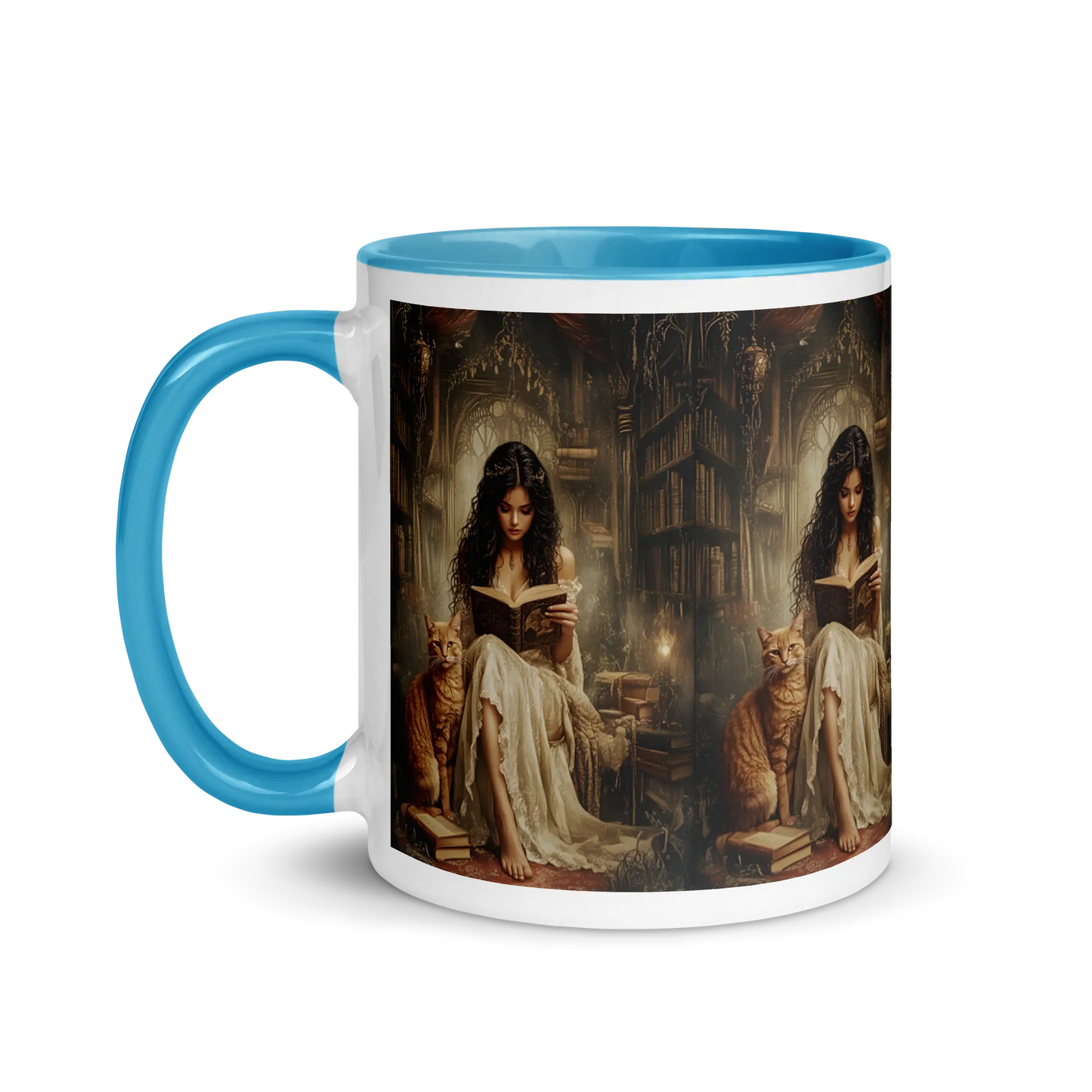 The Librarian Framed Accent Mugs