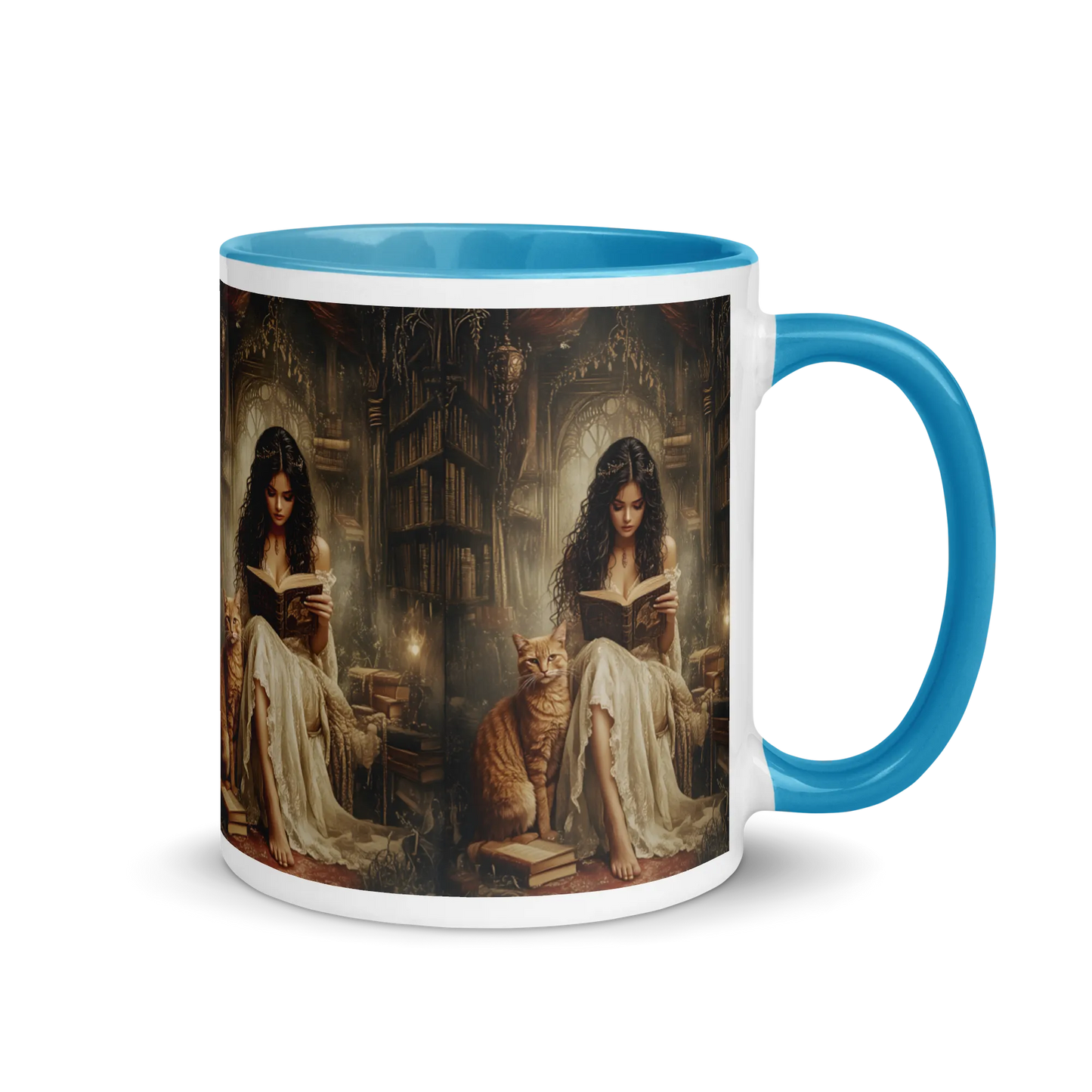 The Librarian Framed Accent Mugs