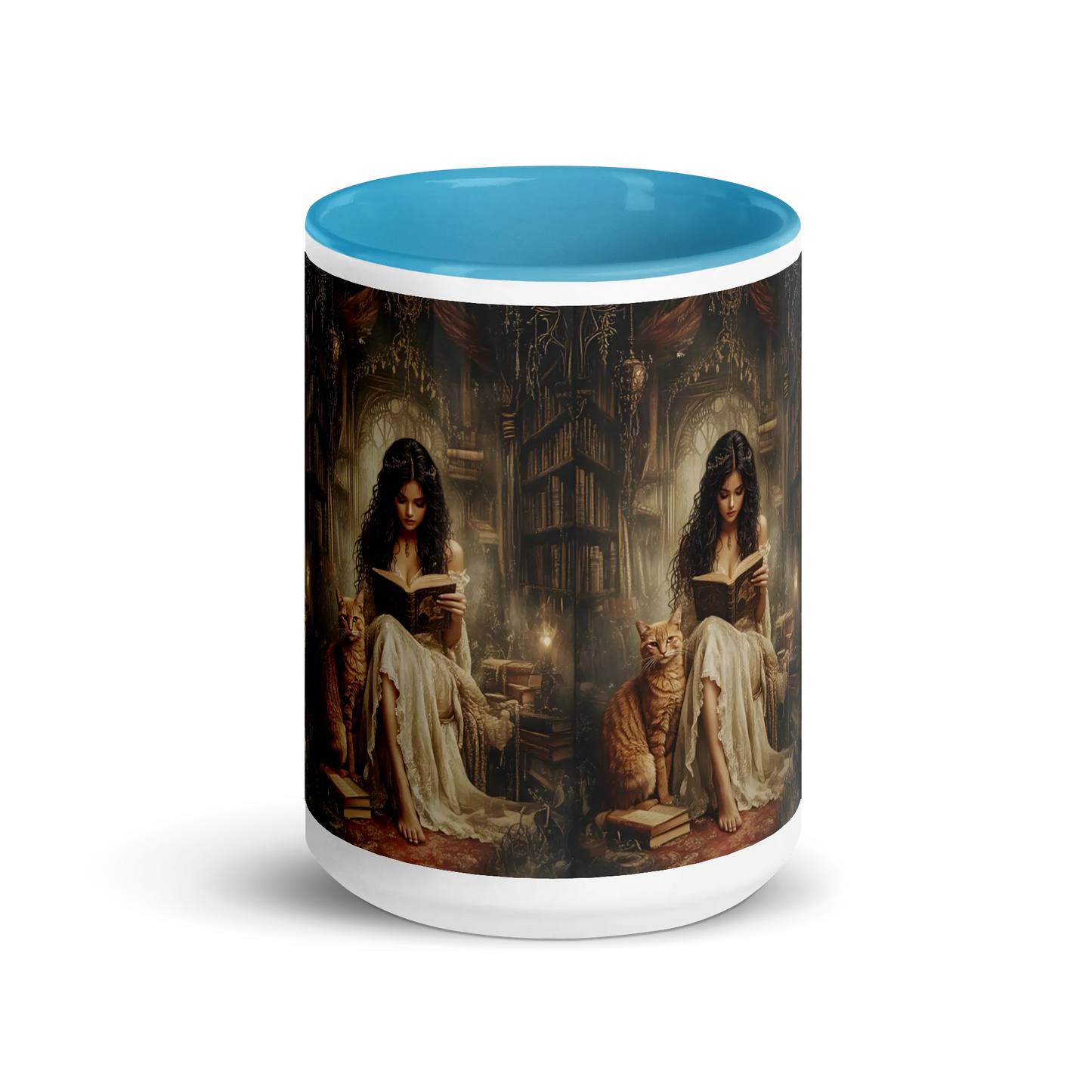 The Librarian Framed Accent Mugs