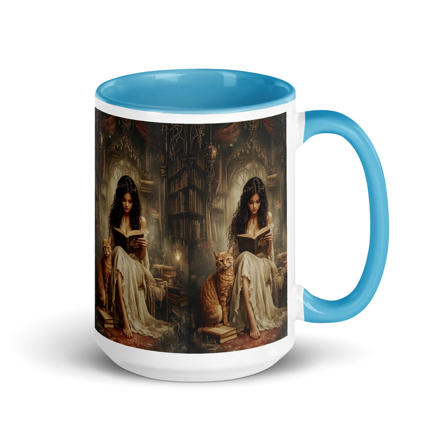 The Librarian Framed Accent Mugs