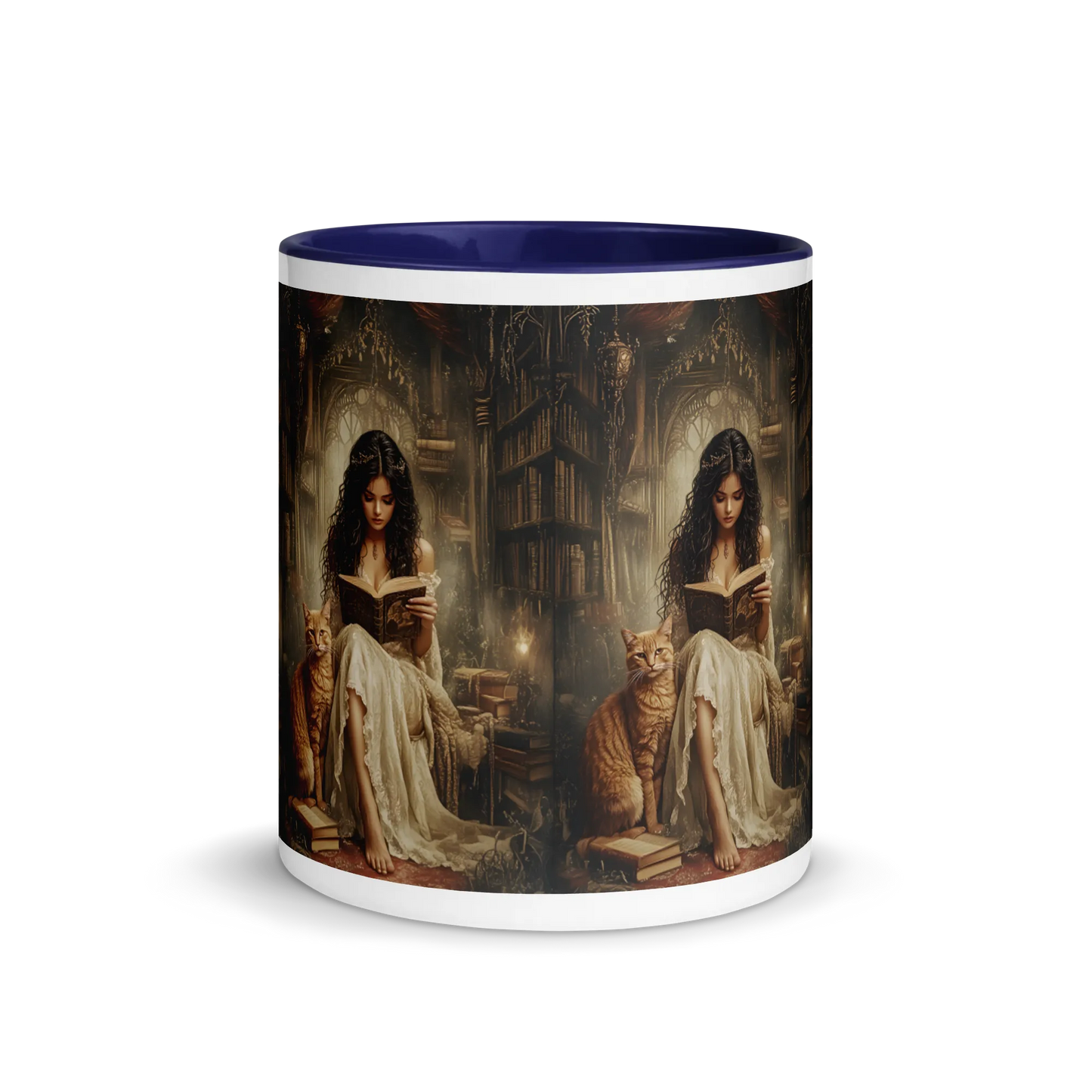 The Librarian Framed Accent Mugs