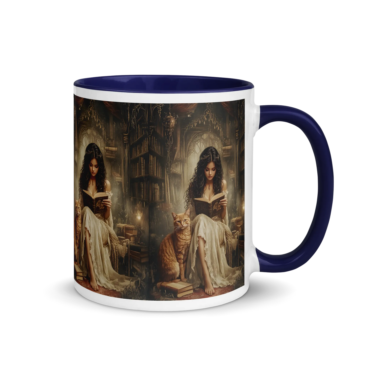The Librarian Framed Accent Mugs