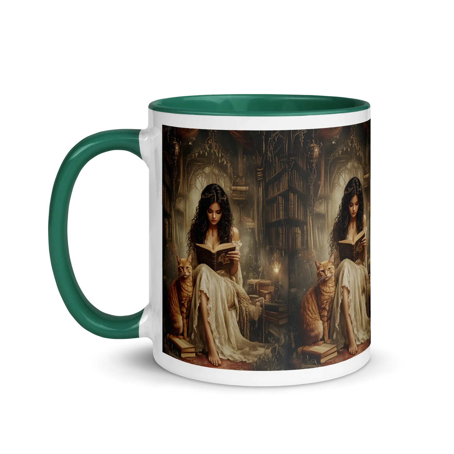 The Librarian Framed Accent Mugs