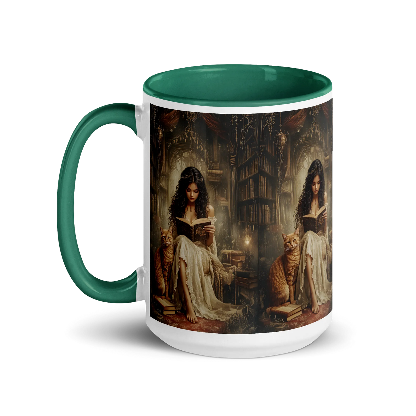 The Librarian Framed Accent Mugs