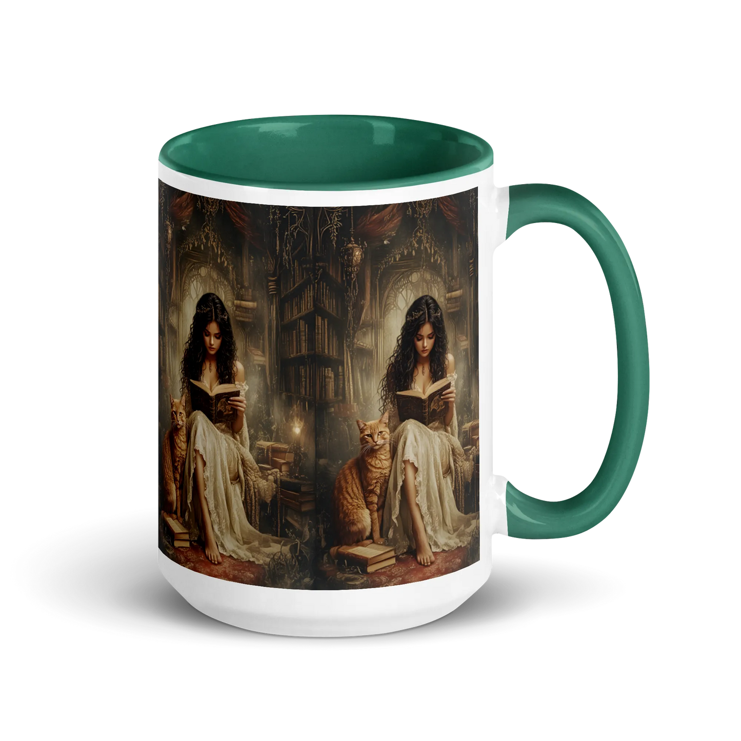 The Librarian Framed Accent Mugs