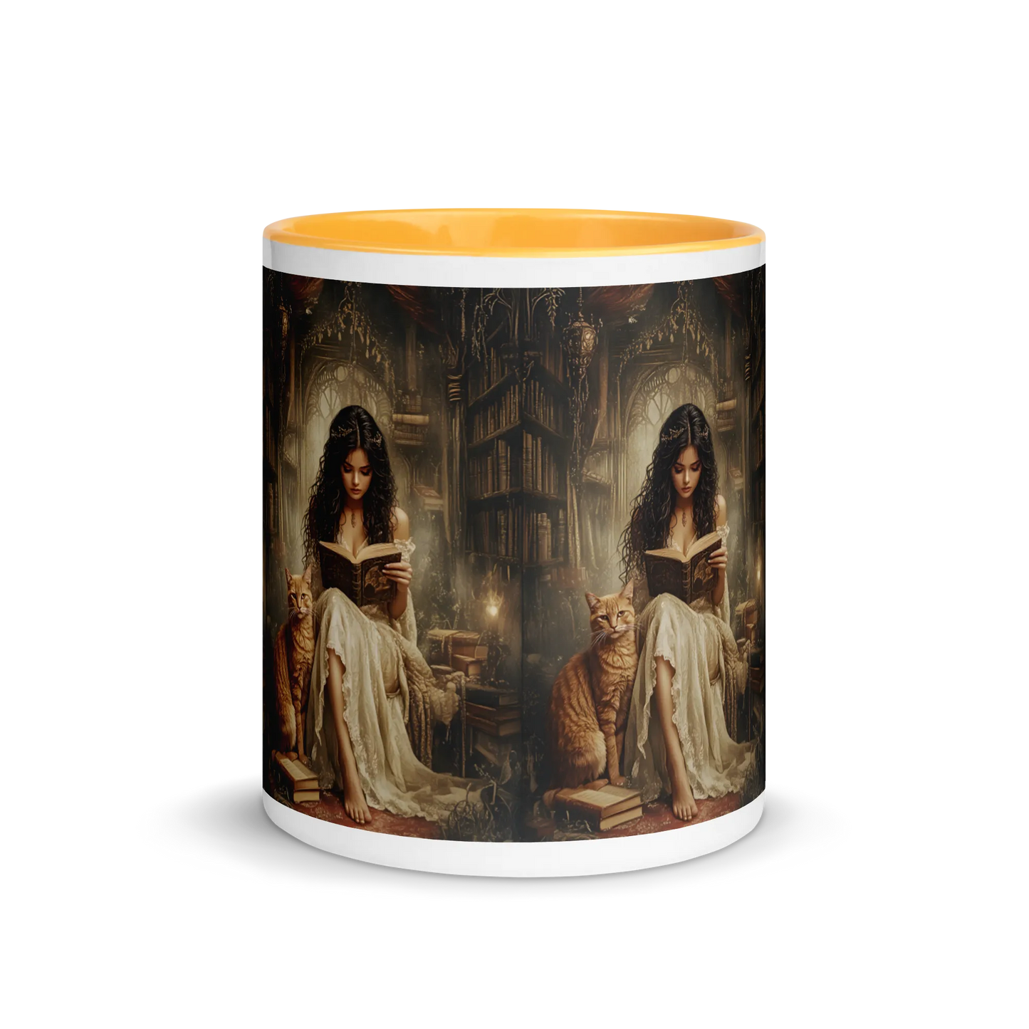 The Librarian Framed Accent Mugs