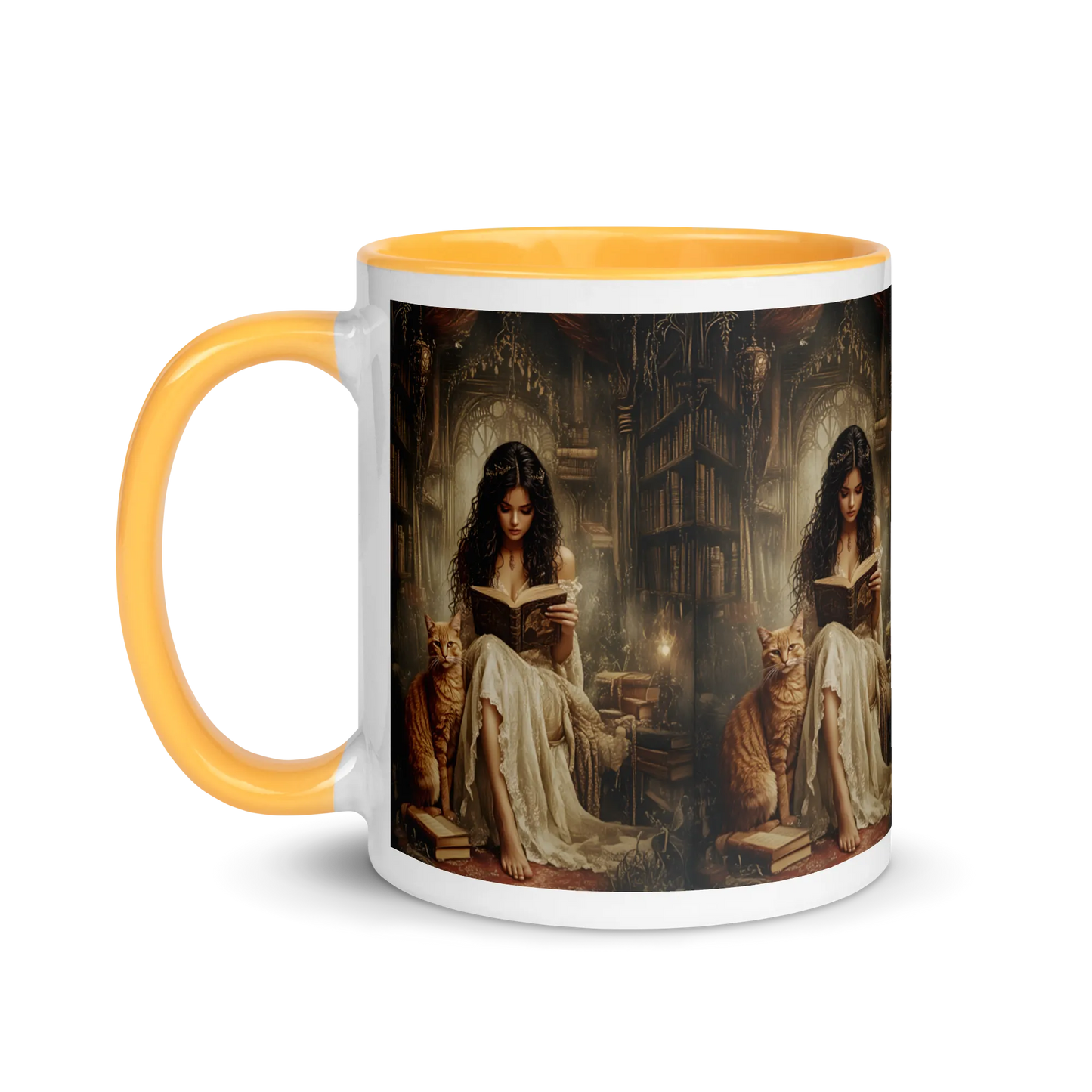 The Librarian Framed Accent Mugs