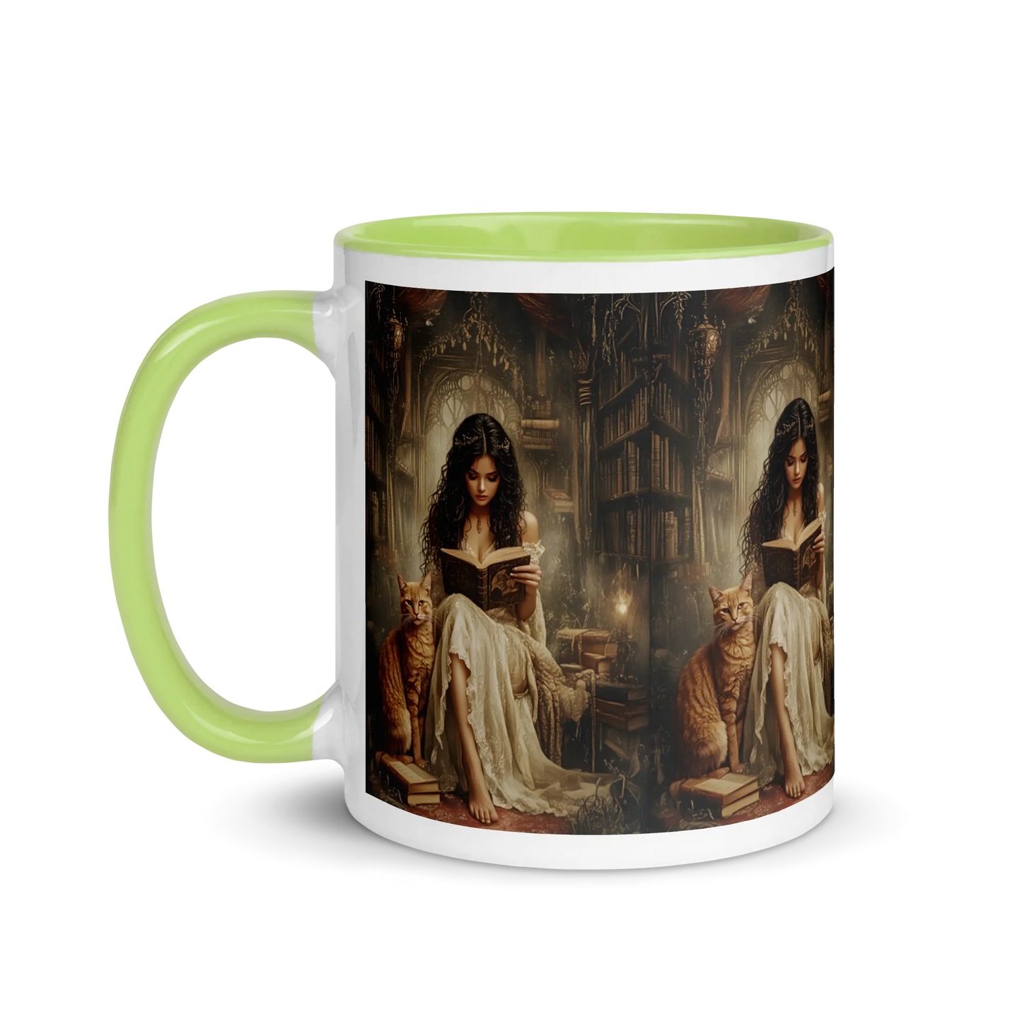 The Librarian Framed Accent Mugs