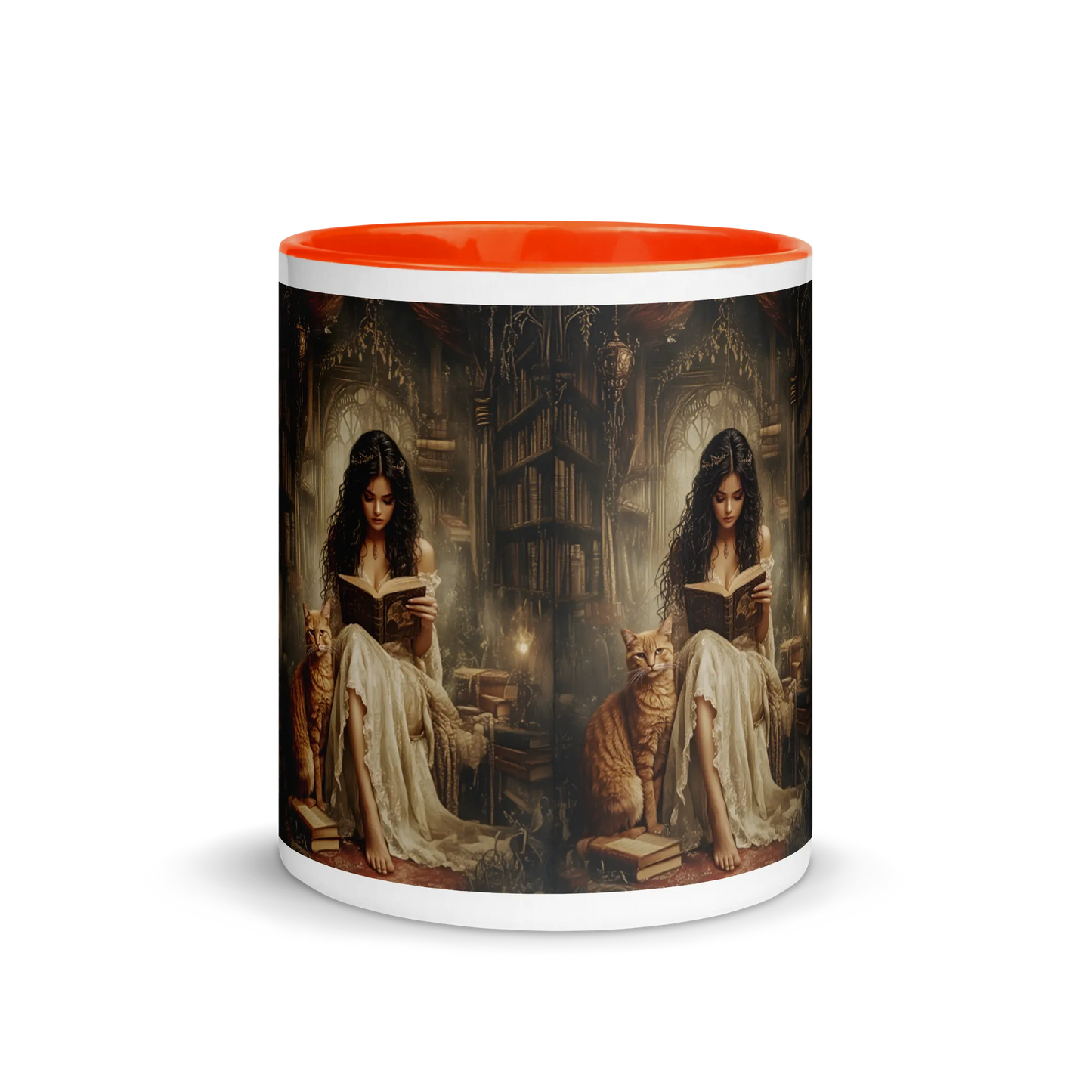 The Librarian Framed Accent Mugs