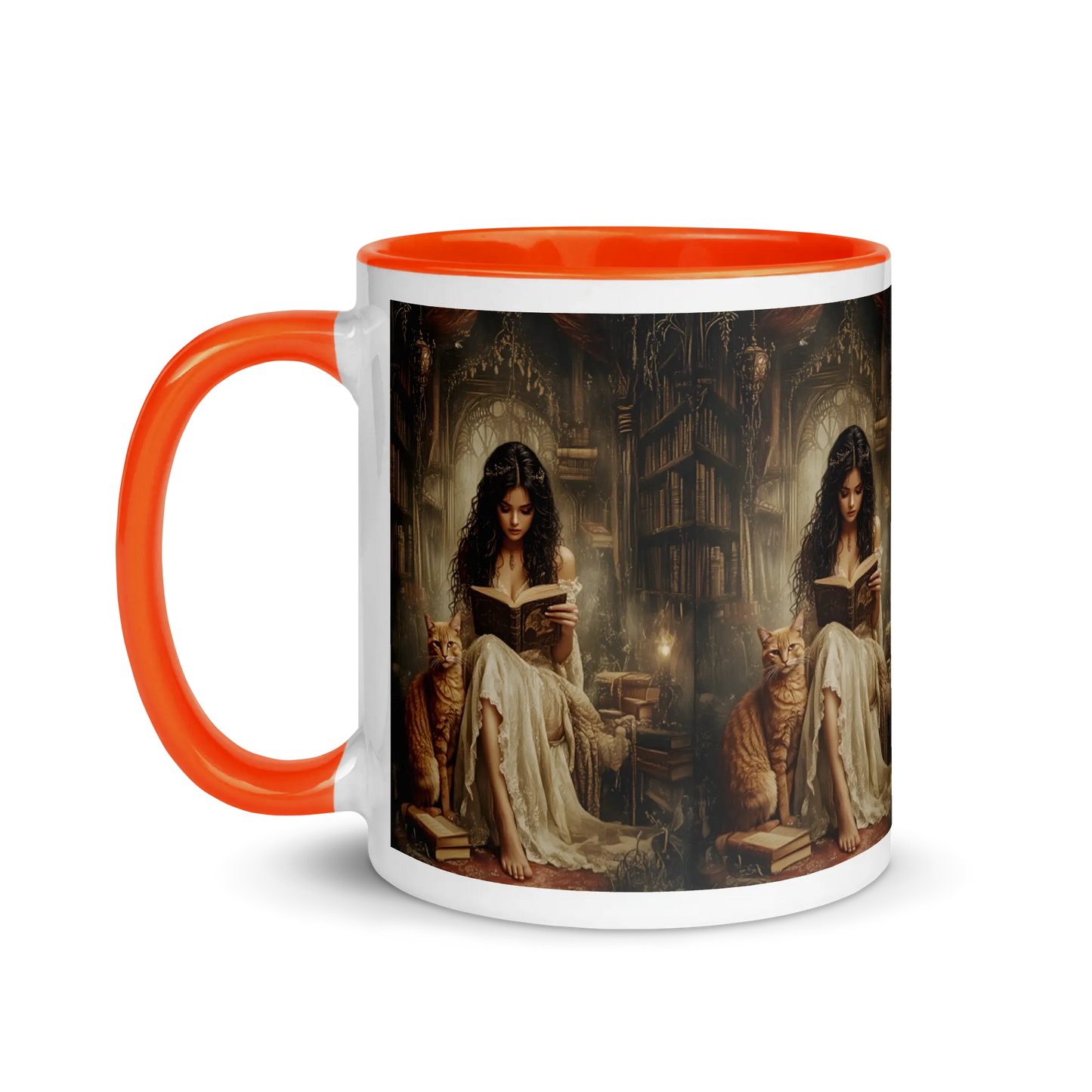 The Librarian Framed Accent Mugs