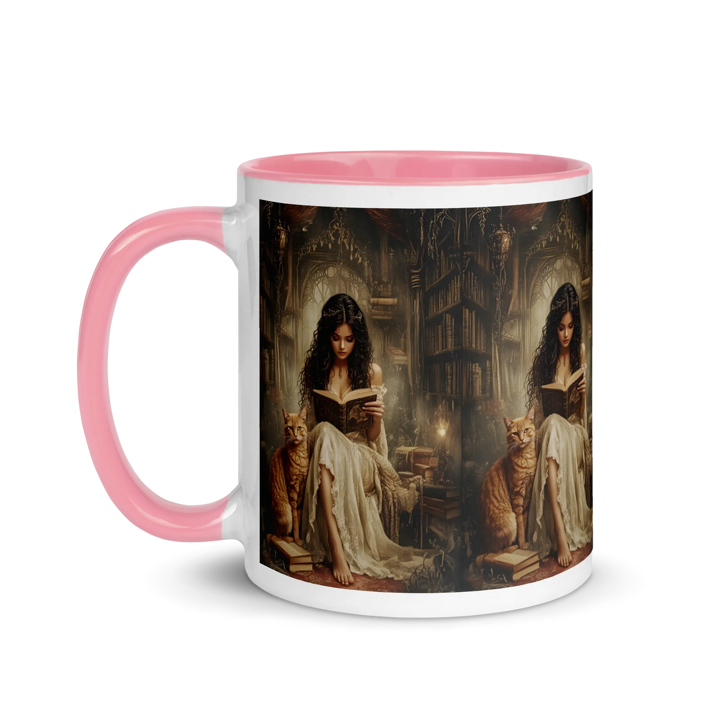 The Librarian Framed Accent Mugs