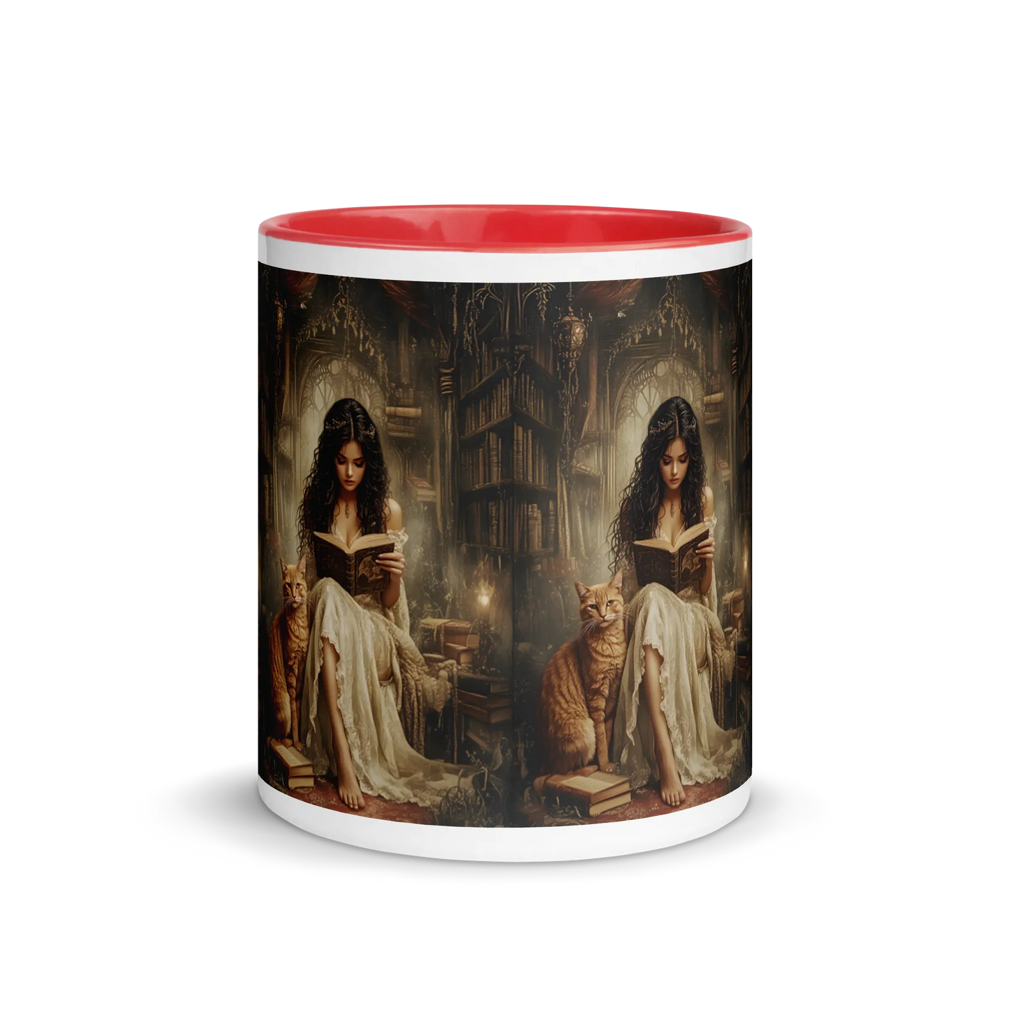 The Librarian Framed Accent Mugs