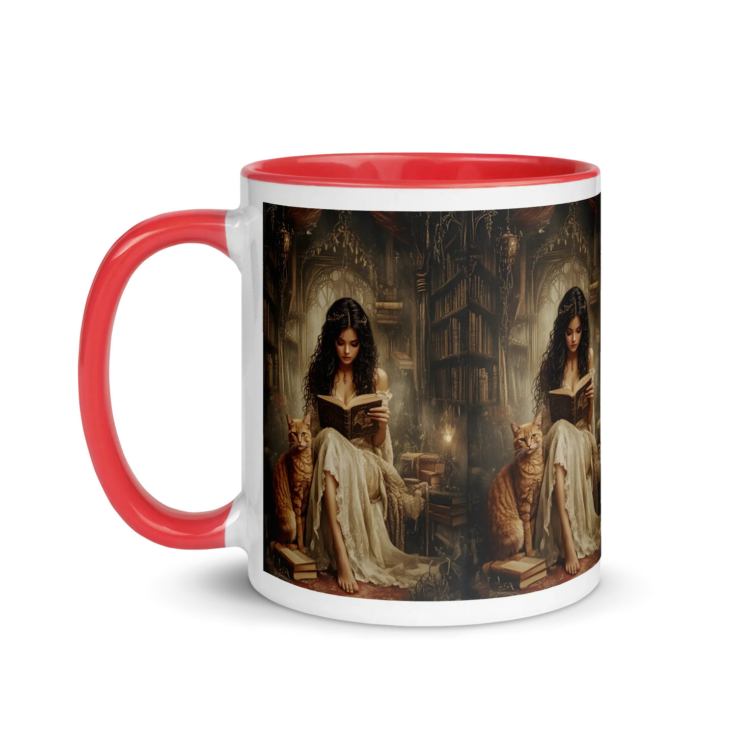 The Librarian Framed Accent Mugs