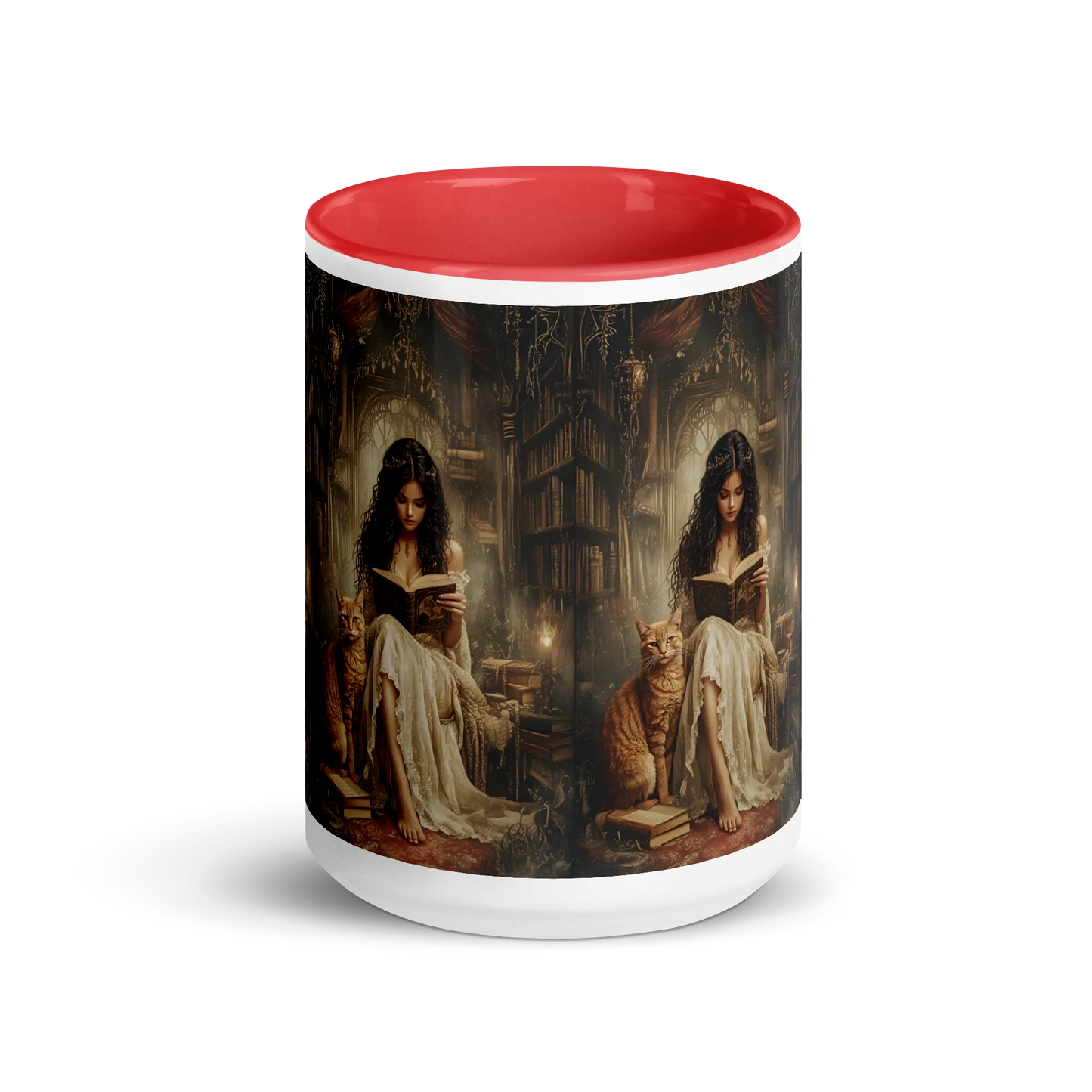 The Librarian Framed Accent Mugs