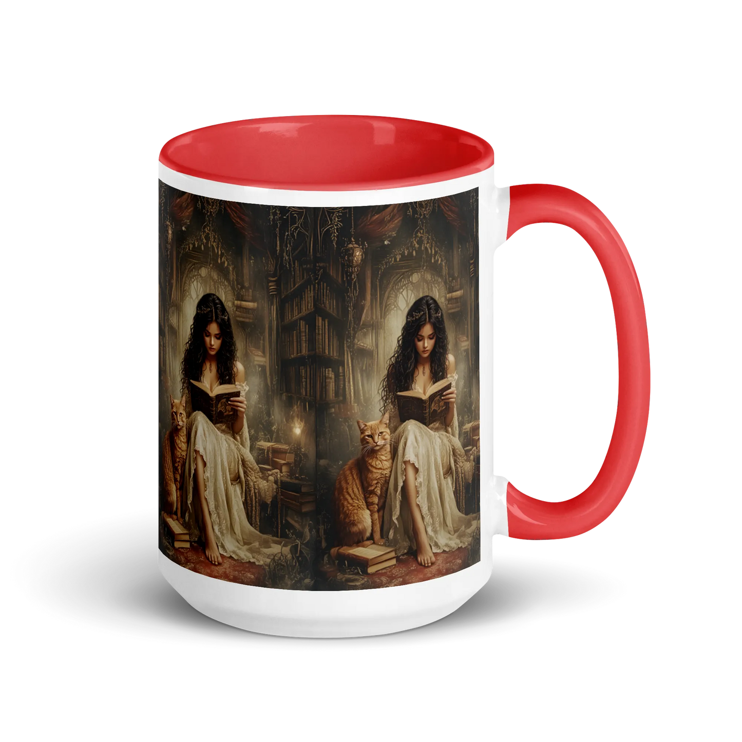 The Librarian Framed Accent Mugs