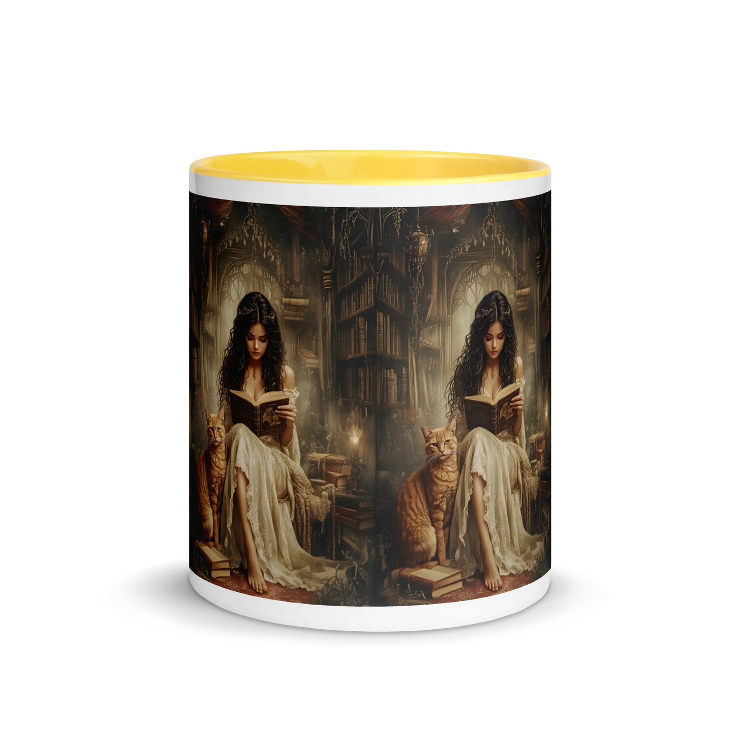 The Librarian Framed Accent Mugs