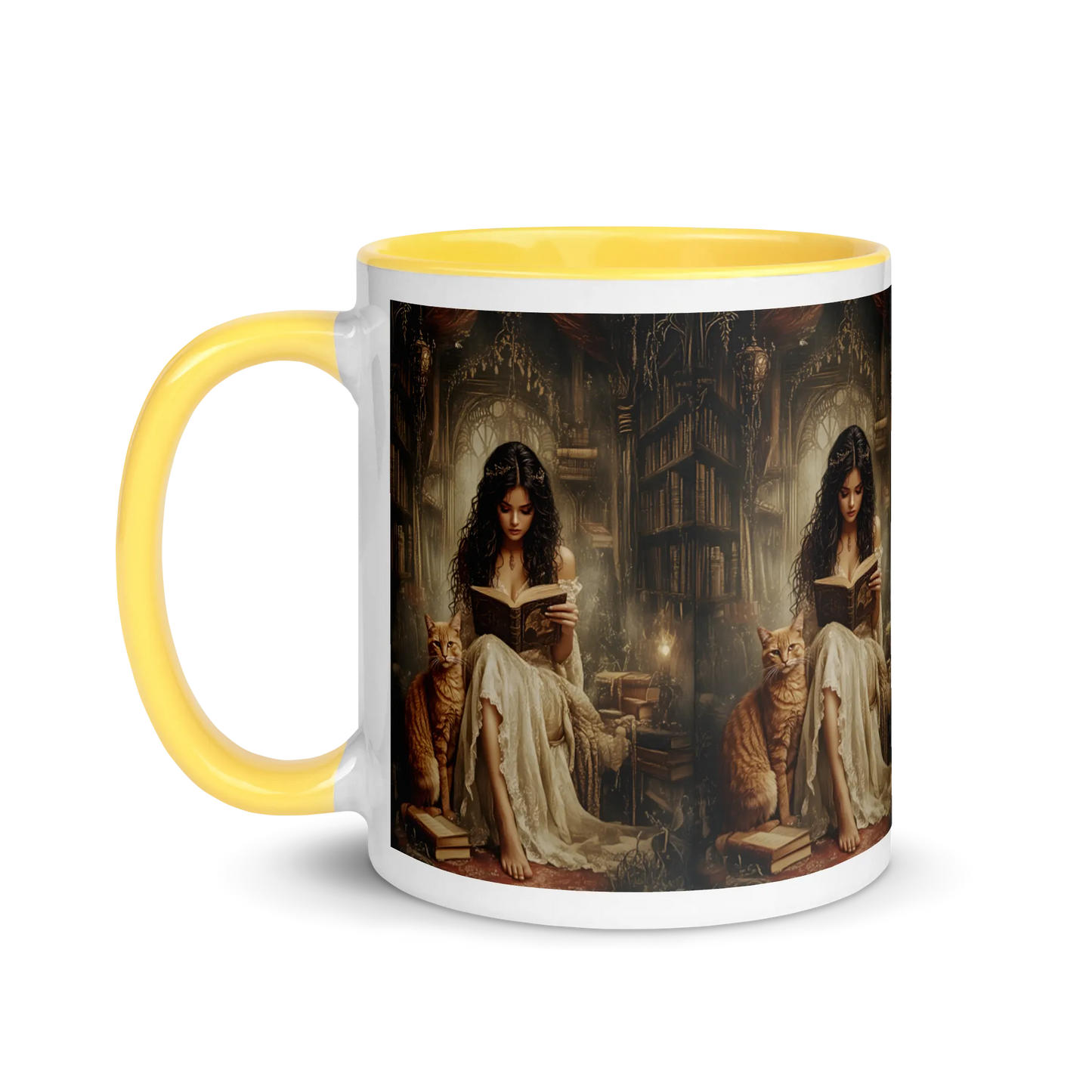 The Librarian Framed Accent Mugs