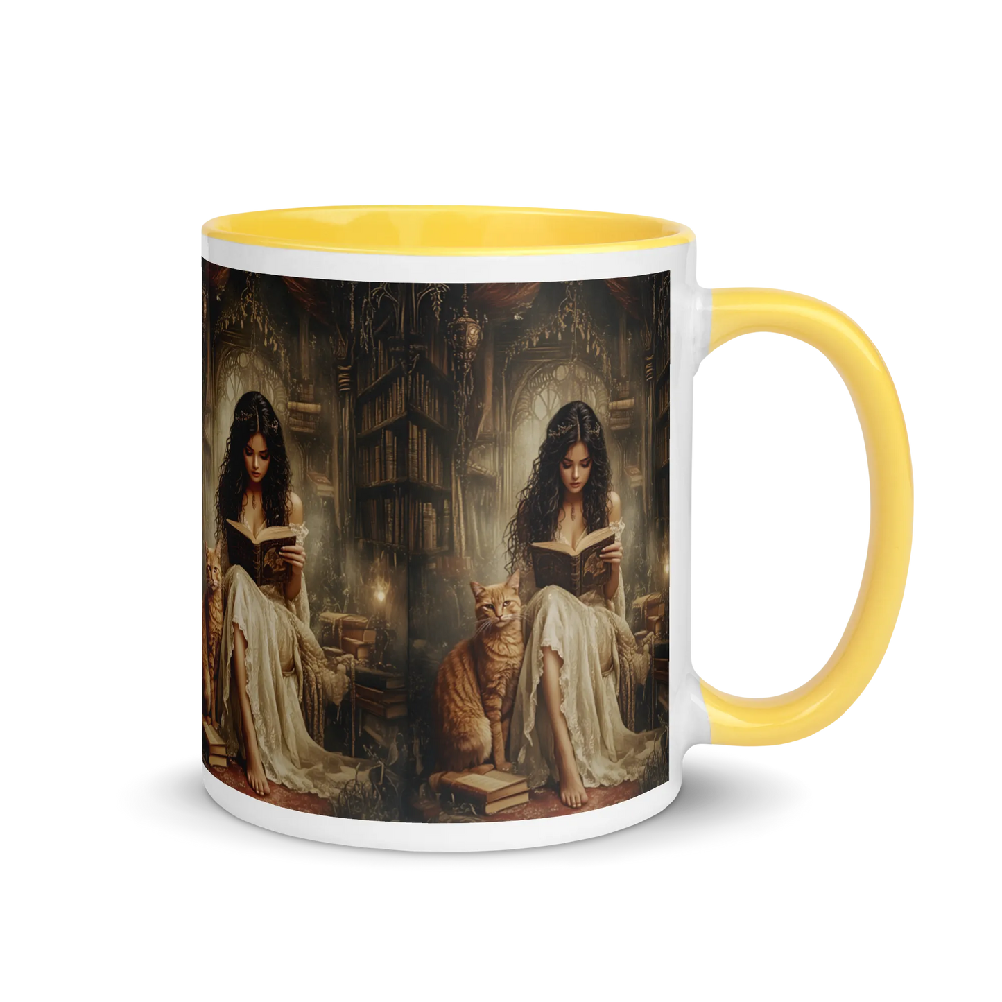 The Librarian Framed Accent Mugs