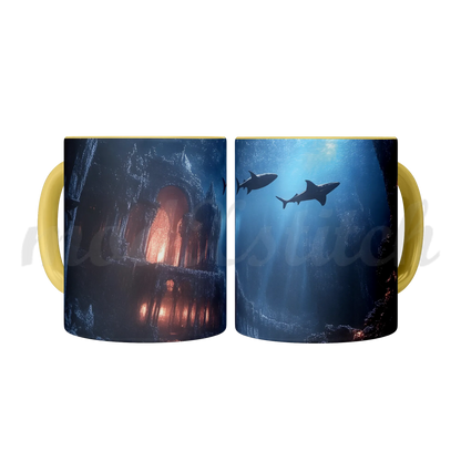 Atlantis City Ruins Accent Mug 11oz